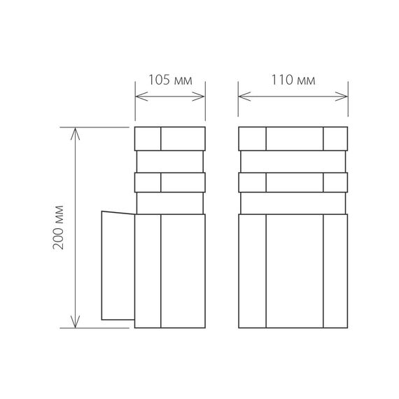 Elektrostandard a032627 1444 TECHNO Светильник садово-парковый черный, изображение 3