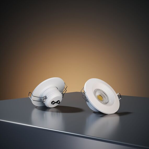Elektrostandard a063924 9903 LED 3W 3000K COB WH белый Встраиваемый светодиодный светильник, изображение 3