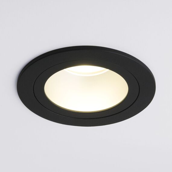 Elektrostandard a053354 122 MR16 Светильник встраиваемый/ серебро черный