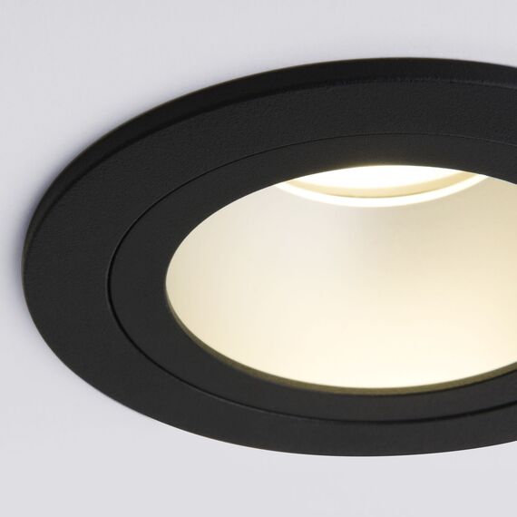 Elektrostandard a053354 122 MR16 Светильник встраиваемый/ серебро черный, изображение 3
