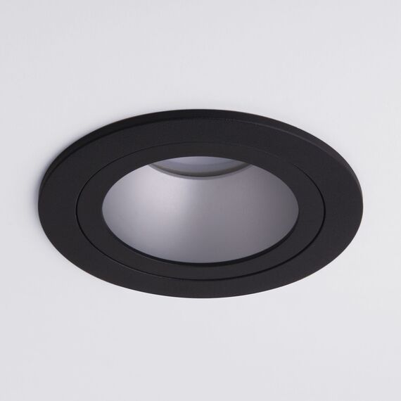 Elektrostandard a053354 122 MR16 Светильник встраиваемый/ серебро черный, изображение 4