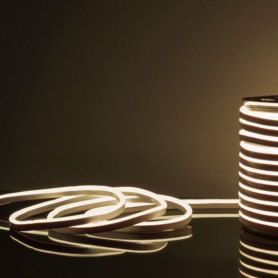 Elektrostandard a052994 LS001 220V Лента светодиодная Гибкий неон 9.6W 120Led 2835 IP67 4200K односторонний дневной белый, 50 м, изображение 4