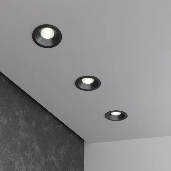 Elektrostandard a055719 15266/LED Светильник встраиваемый 7W 4200K BK черный, изображение 3