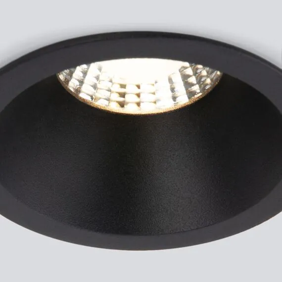 Elektrostandard a063926 15266/LED 7W 3000K BK черный Встраиваемый светодиодный светильник, изображение 2