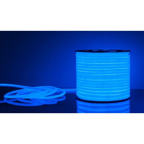Elektrostandard a043550 LS003 220V Лента светодиодная Гибкий неон 9.6W 144Led 2835 IP67 16mm круглый синий, 50 м, изображение 4
