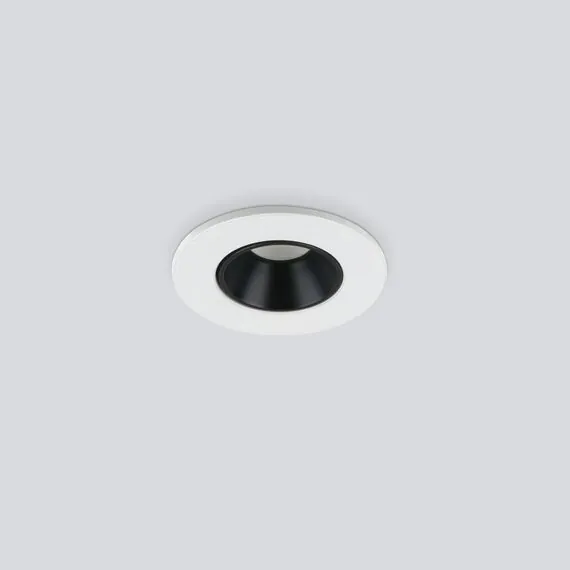 Elektrostandard a056778 25025/LED Встраиваемый светильник 3W 4200K WH/BK белый/черный, изображение 2