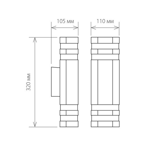 Elektrostandard a032626 1443 TECHNO Светильник садово-парковый черный, изображение 3