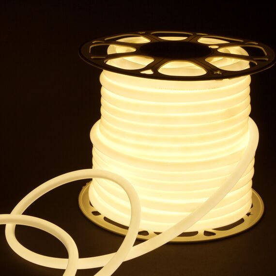 Elektrostandard a052996 LS003 220V Лента светодиодная Гибкий неон 9.6W 144Led 2835 IP67 16mm 4200K круглый дневной белый, 50 м