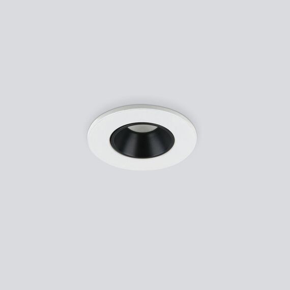 Elektrostandard a056778 25025/LED Встраиваемый светильник 3W 4200K WH/BK белый/черный, изображение 2