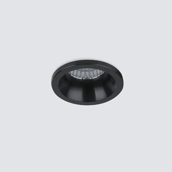 Elektrostandard a056022 15269/LED Светильник встраиваемый 3W BK черный, изображение 2