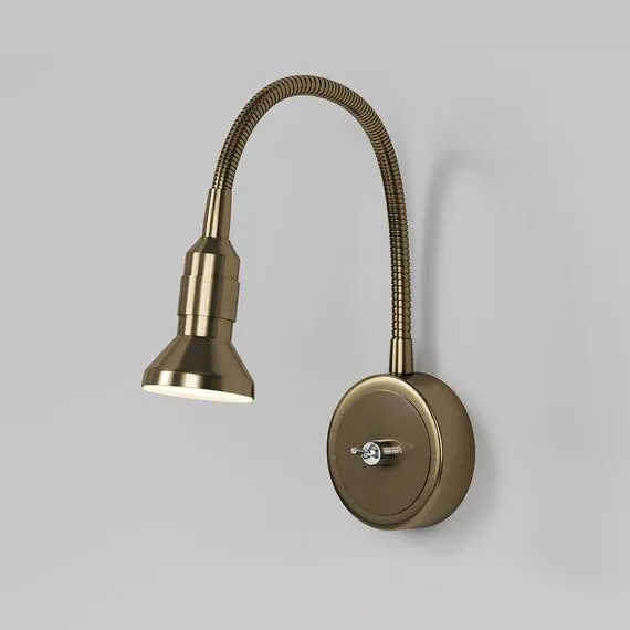 Elektrostandard a025005 1215 MR16 Светильник настенный Plica бронза золото