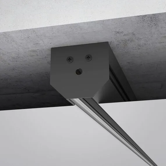 Elektrostandard a067412 Slim Magnetic Шинопровод в натяжной потолок с декоративными вставками (черный) (2м) 85204/00, изображение 3