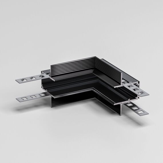 Elektrostandard a067506 Slim Magnetic Коннектор угловой внутренний для встраиваемого шинопровода под ГКЛ 9,5мм (черный) 85213/00, изображение 2