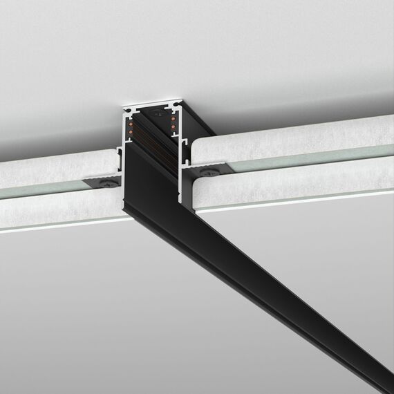 Elektrostandard a067496 Slim Magnetic Шинопровод встраиваемый под ГКЛ 12,5мм (черный) (2м) 85207/00