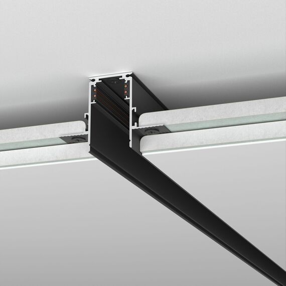 Elektrostandard a067505 Slim Magnetic Шинопровод встраиваемый под ГКЛ 9,5мм (черный) (3м) 85210/00