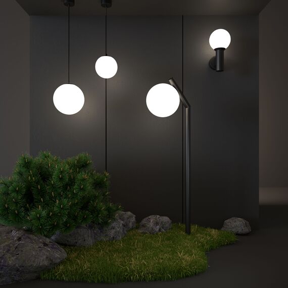 Elektrostandard a060122 Sfera 35126/D Светильник уличный настенный черный, изображение 5