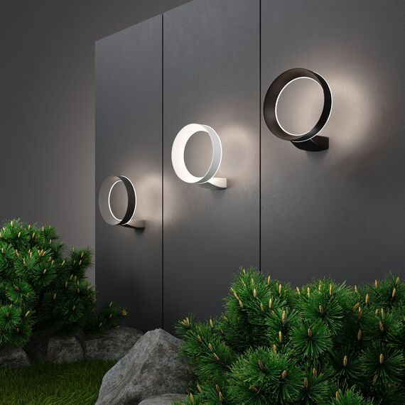 Elektrostandard a054931 1710 TECHNO LED Светильник садово-парковый со светодиодами Ring белый, изображение 3