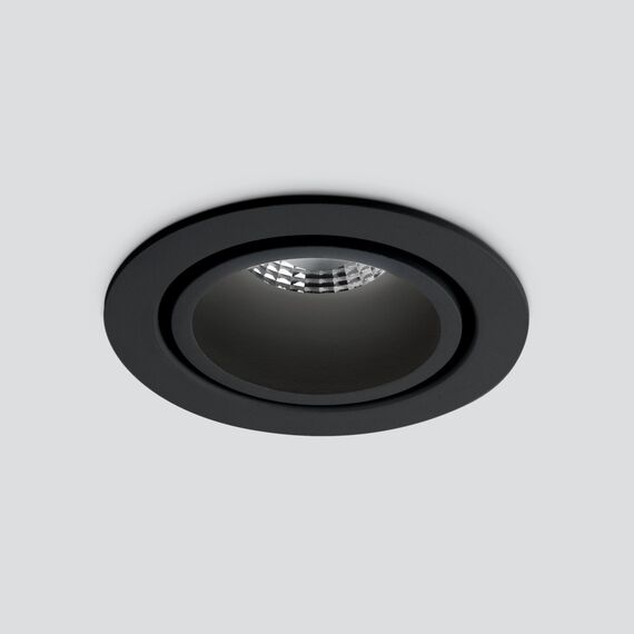 Elektrostandard a055722 15267/LED Светильник встраиваемый 7W 4200K BK/BK черный/черный, изображение 2