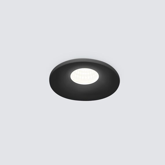 Elektrostandard a056025 15270/LED Светильник встраиваемый 3W BK черный