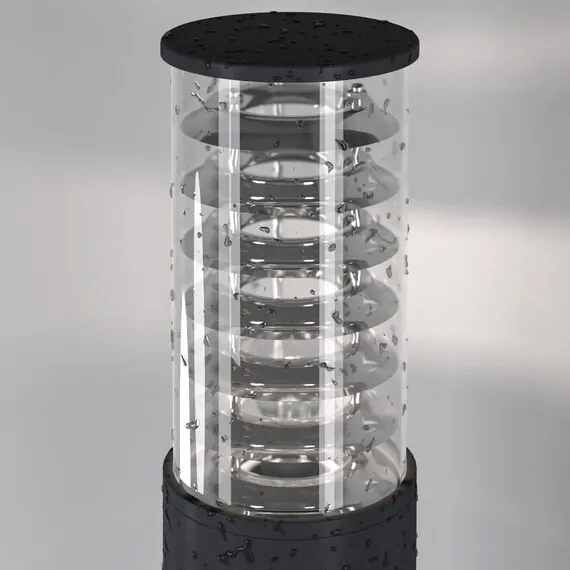 Elektrostandard a035093 1507 TECHNO Светильник садово-парковый черный, изображение 2