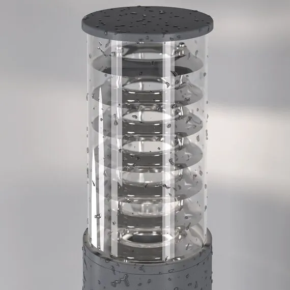 Elektrostandard a035094 1507 TECHNO Светильник садово-парковый серый, изображение 2