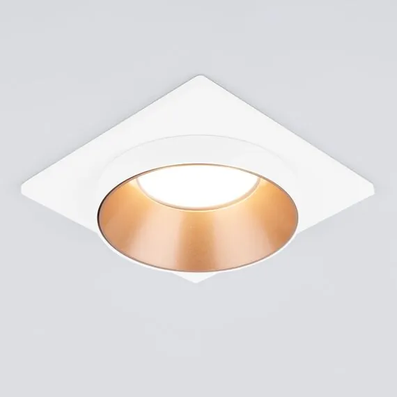 Elektrostandard a053346 116 MR16 Светильник встраиваемый золото белый