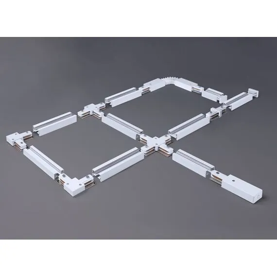 Elektrostandard a039496 TRL-1-1-100-WH Шинопровод электрический для светильников Однофазный шинопровод белый (1м.) /, изображение 2