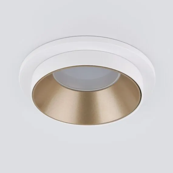 Elektrostandard a053343 113 MR16 Светильник встраиваемый золото белый, изображение 2