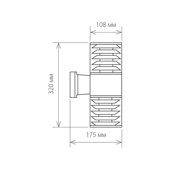 Elektrostandard a032621 1407 TECHNO Светильник садово-парковый серый, изображение 3
