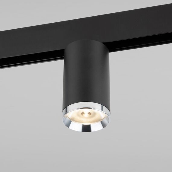 Elektrostandard a061298 Slim Magnetic R06 Трековый светильник 10W 4200K Ringe (черныйСеребро) 85506/01