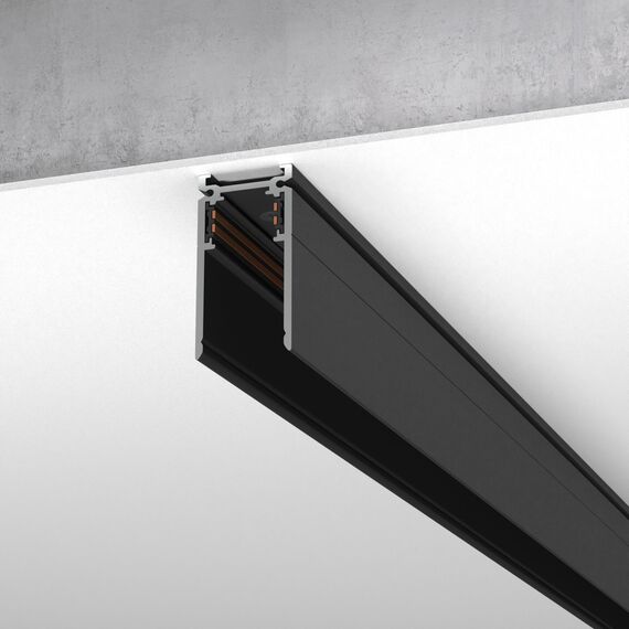 Elektrostandard a057185 Slim Magnetic Шинопровод накладной (черный) (1 м) 85085/00