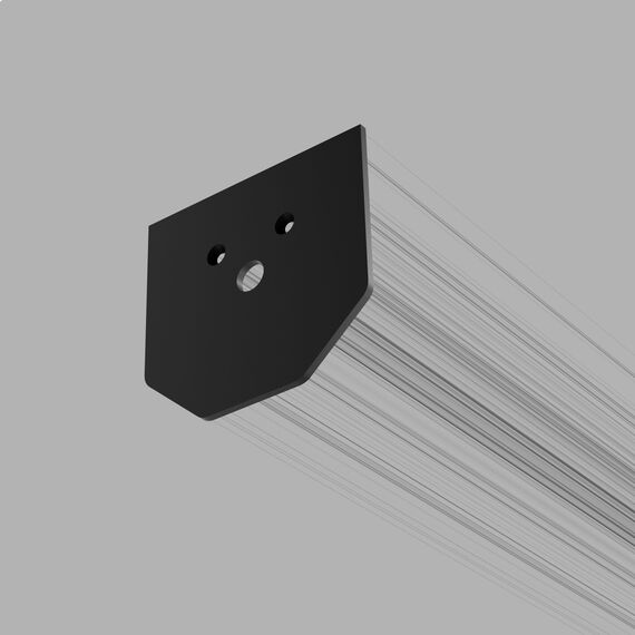 Elektrostandard a062152 Slim Magnetic Заглушки для шинопровода в натяжной потолок (черный) (2 шт.) 85125/00