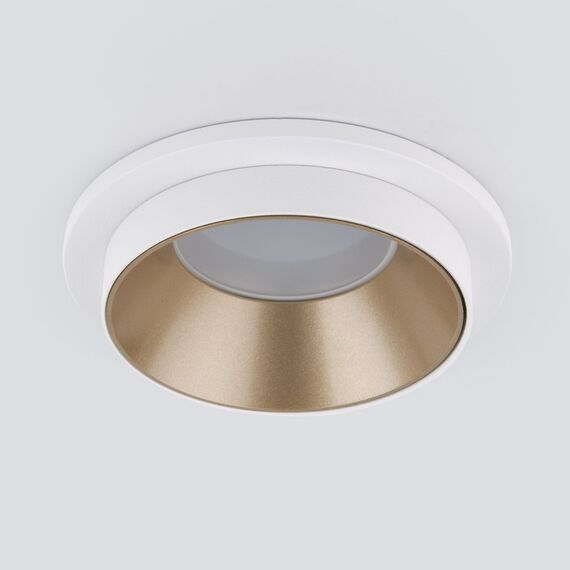 Elektrostandard a053343 113 MR16 Светильник встраиваемый золото белый, изображение 2