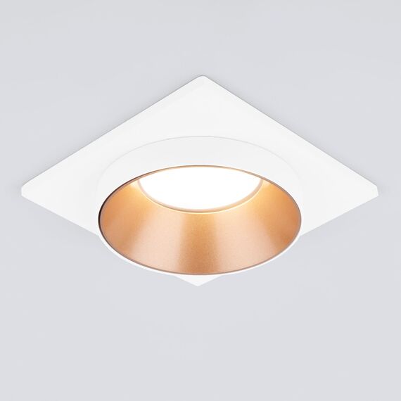 Elektrostandard a053346 116 MR16 Светильник встраиваемый золото белый