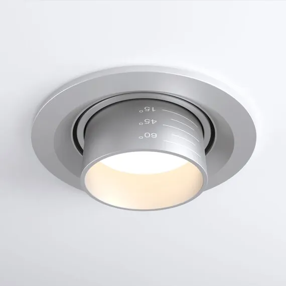 Elektrostandard a052479 9920 LED Светильник встраиваемый 15W 4200K серебро, изображение 2
