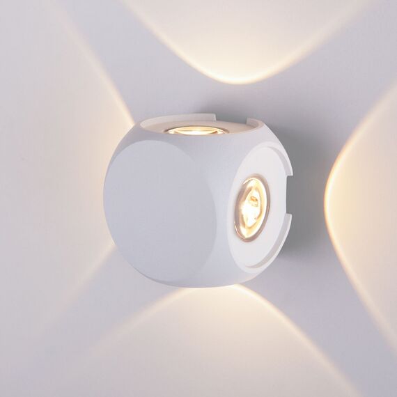 Elektrostandard a047185 1504 TECHNO LED Светильник садово-парковый со светодиодами CUBE белый