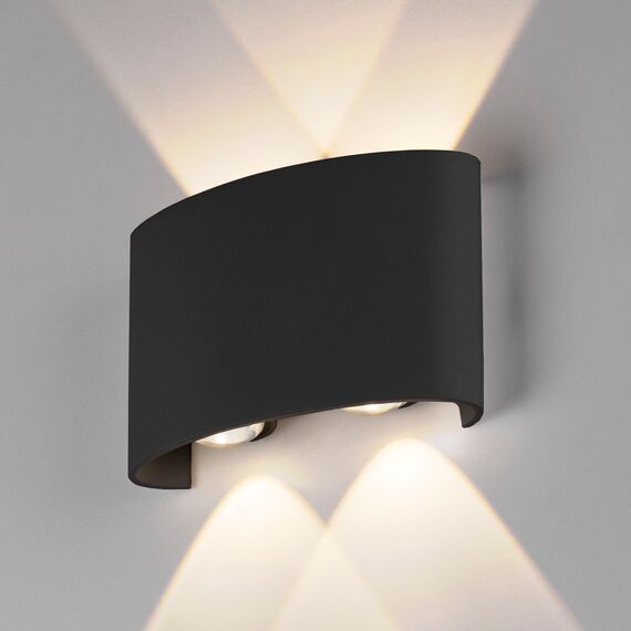Elektrostandard a049672 1555 TECHNO LED Светильник садово-парковый со светодиодами TWINKY DOUBLE чёрный