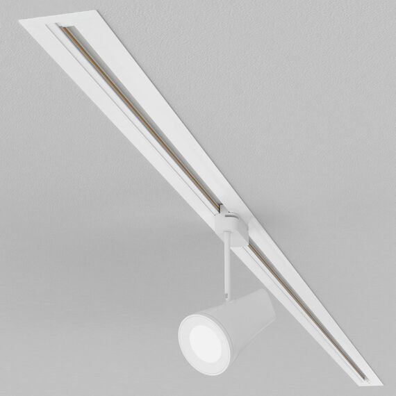 Elektrostandard a057097 85083 00 Встраиваемый однофазный шинопровод белый (2м.), изображение 3