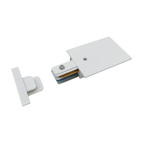 Elektrostandard a049561 TRPF-1-WH Соединитель электрический Ввод питания и заглушка торцевая для однофазного встраиваемого шинопровода (белый)
