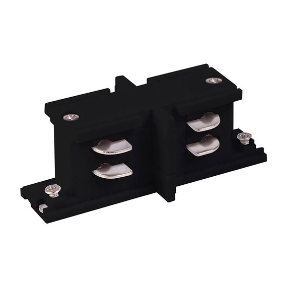 Elektrostandard a039594 TRC-1-3-II-BK Соединитель электрический Коннектор прямой внутренний для трехфазного шинопровода (черный) /