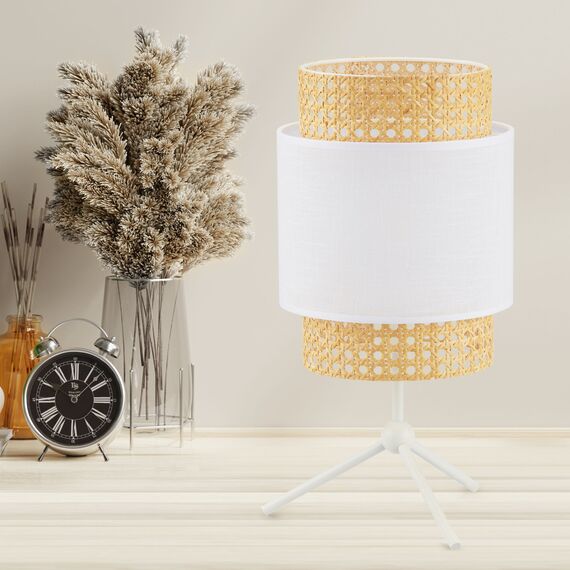TK Lighting a058461 6565 Настольный светильник Boho White, изображение 2