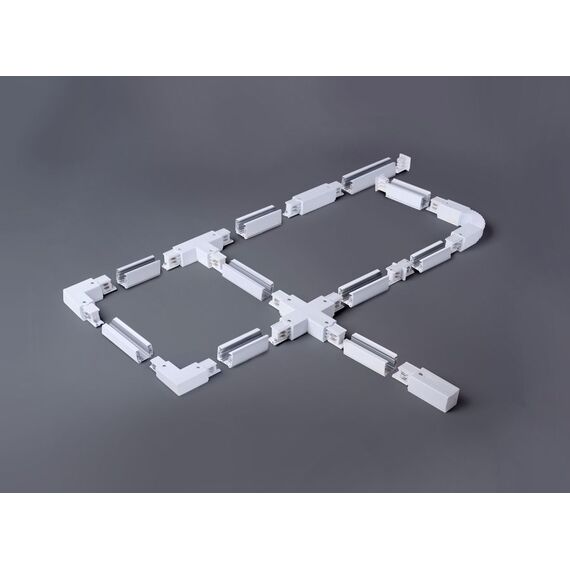 Elektrostandard a039590 TRL-1-3-200-WH Шинопровод электрический для светильников Трехфазный шинопровод белый (2м.) /, изображение 2