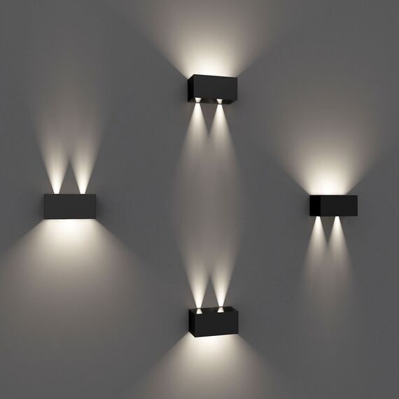 Elektrostandard a057136 35137/W Светильник садово-парковый со светодиодами WINNER DOUBLE LED черный, изображение 3