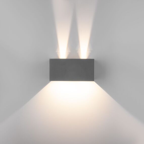 Elektrostandard a057135 35137/W Светильник садово-парковый со светодиодами WINNER DOUBLE LED серый, изображение 3