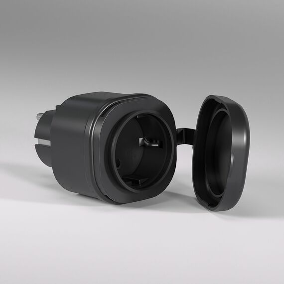 Elektrostandard a065376 76103 00 Умная розетка с мониторингом энергопотребления черный IP44, изображение 2