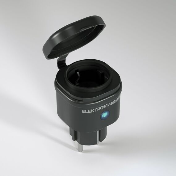 Elektrostandard a065376 76103 00 Умная розетка с мониторингом энергопотребления черный IP44, изображение 3