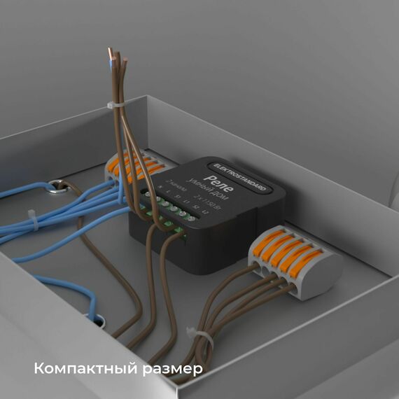 Elektrostandard a059326 76007/00 Реле Умный дом черный 2 канала * 1150W, изображение 5