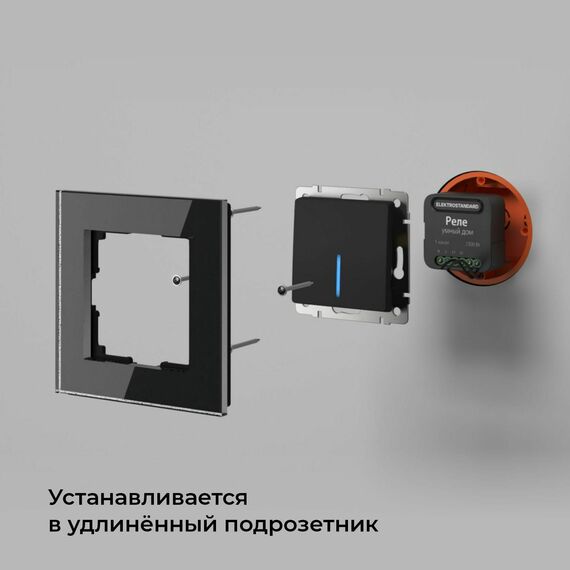 Elektrostandard a059324 76006/00 Реле Умный дом черный 1 канал 2300W, изображение 11