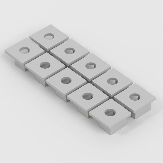 Elektrostandard a067734 ZL-2-ALP024 Заглушки для встраиваемого гибкого алюминиевого профиля под ГКЛ 9,5мм (компл. 5 пар), изображение 3