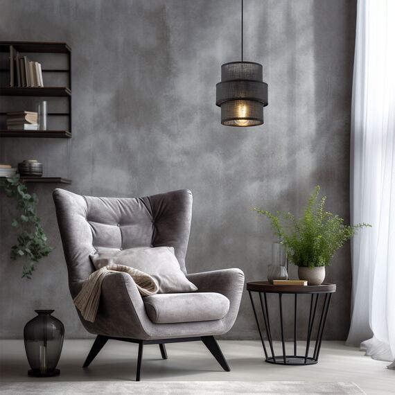 TK Lighting a066912 5306 Подвесной светильник Calisto Black, изображение 2